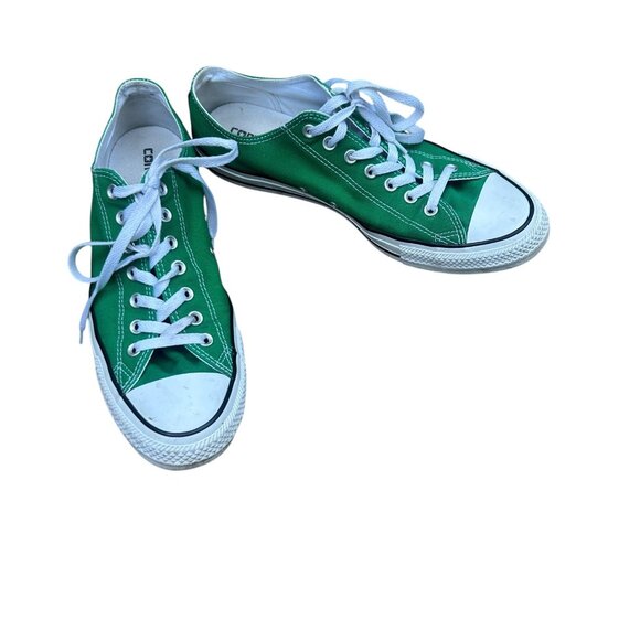 Converse Chuck Taylor All Stars Men's Green Low Top Skate Sneakers Size 12 - Picture 5 of 7